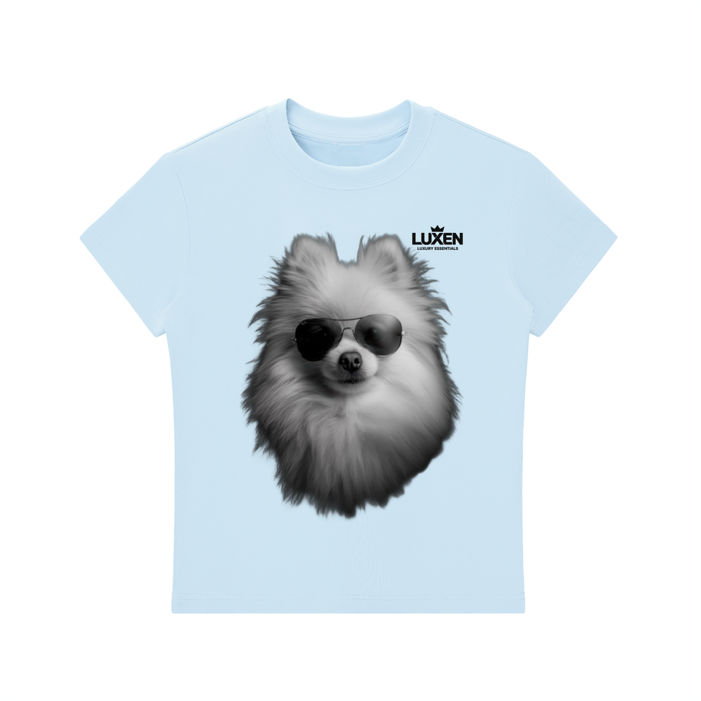 Luxen Essential Bodycon Crewneck T-Shirt 260 gsm