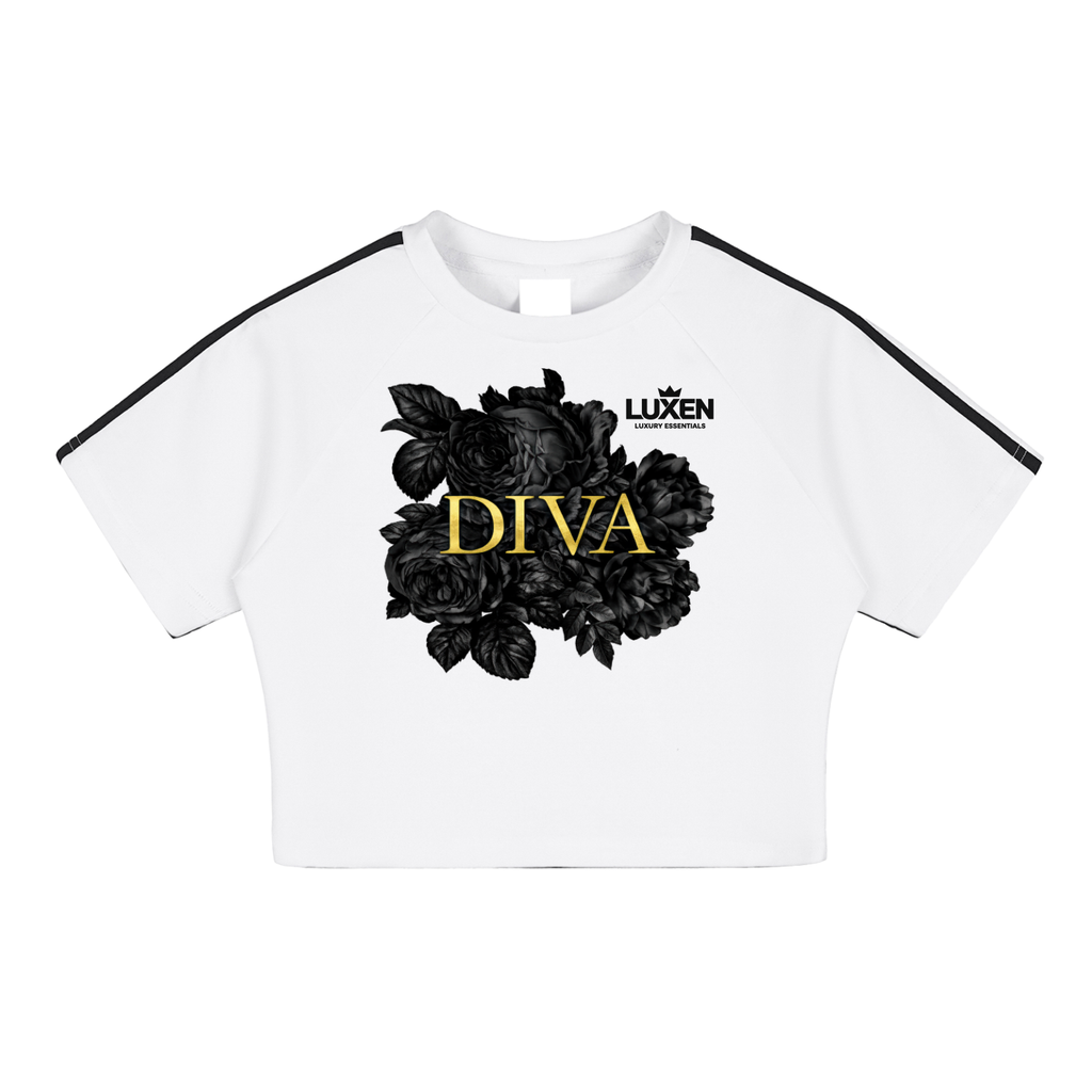 LUXEN Diva Taped Cooling Performance Crop Top