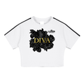 LUXEN Diva Taped Cooling Performance Crop Top