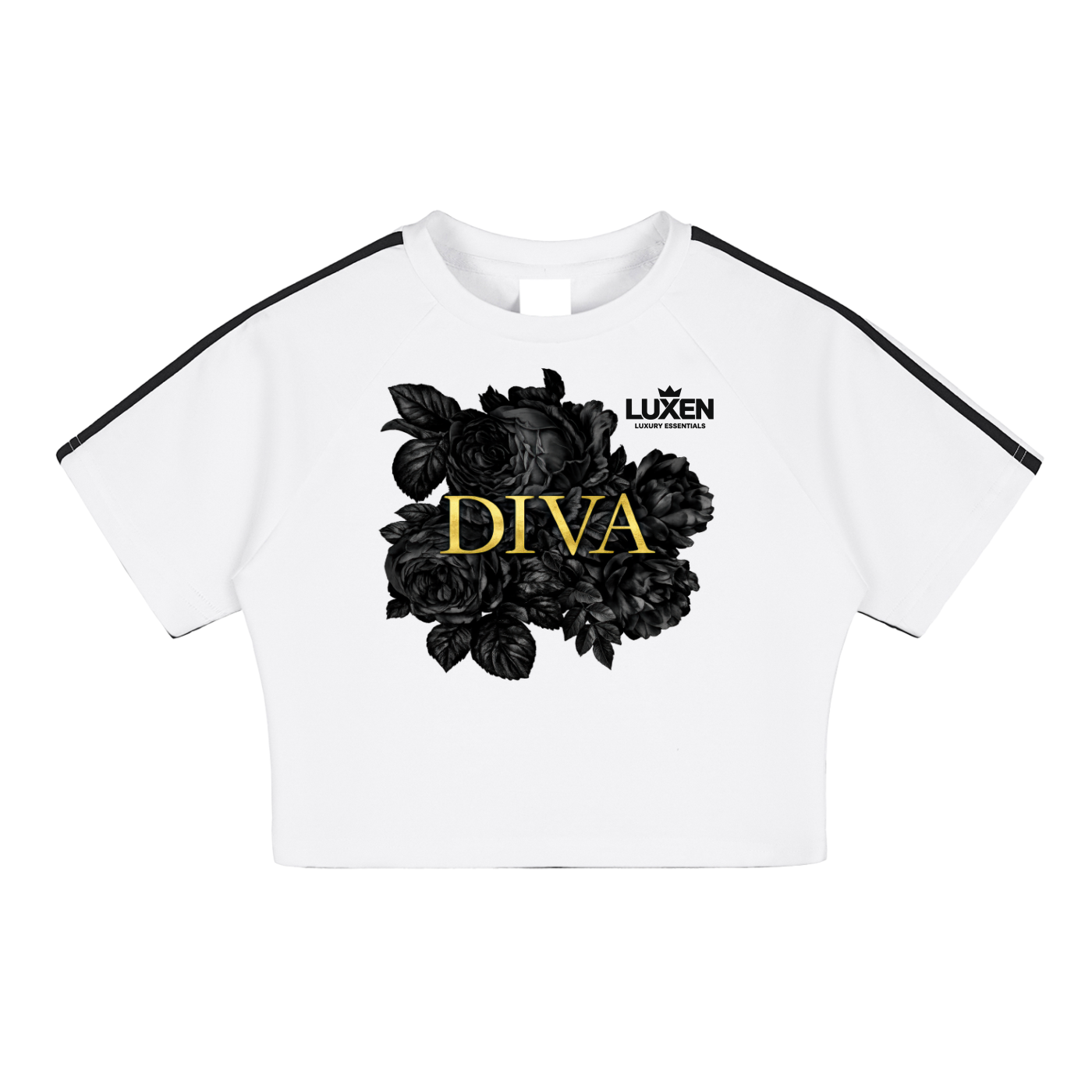 LUXEN Diva Taped Cooling Performance Crop Top