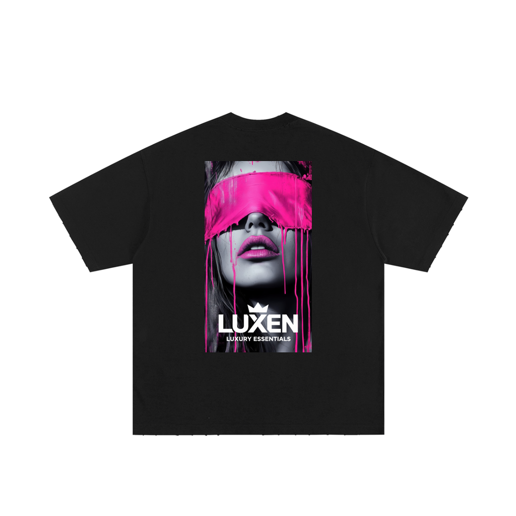 LUXEN SEXY Heavyweight Hand-frayed T-Shirt 400GSM