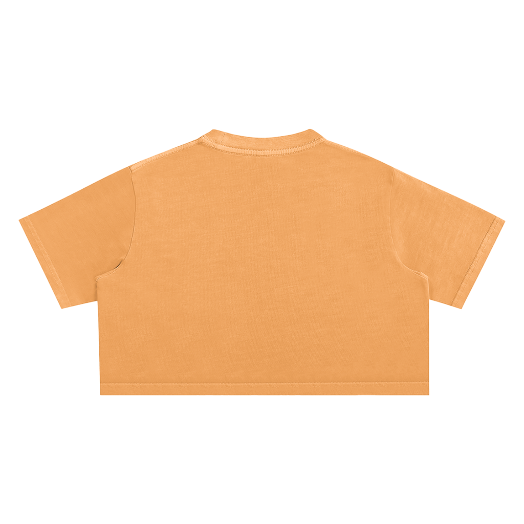 LUXEN Snow Washed Crop Top