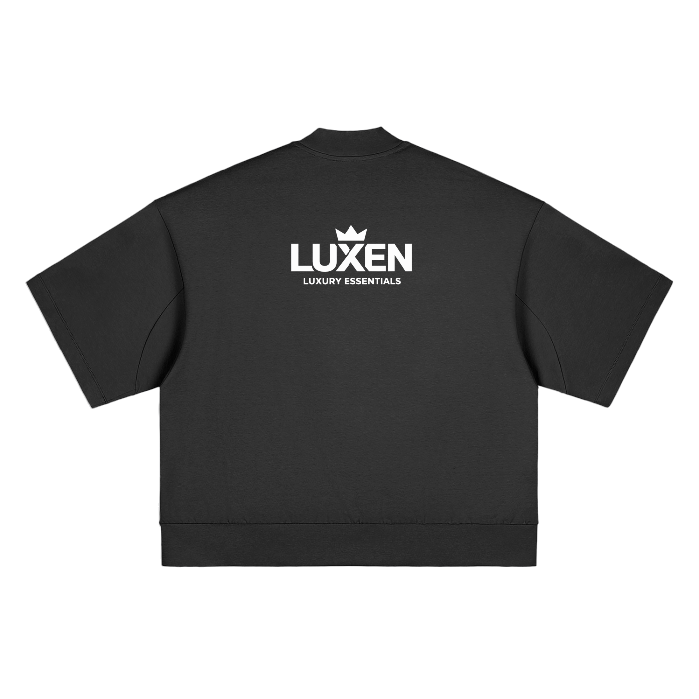 Luxen 10 Heavyweight Oversized Mock Neck T-shirt 305 gsm