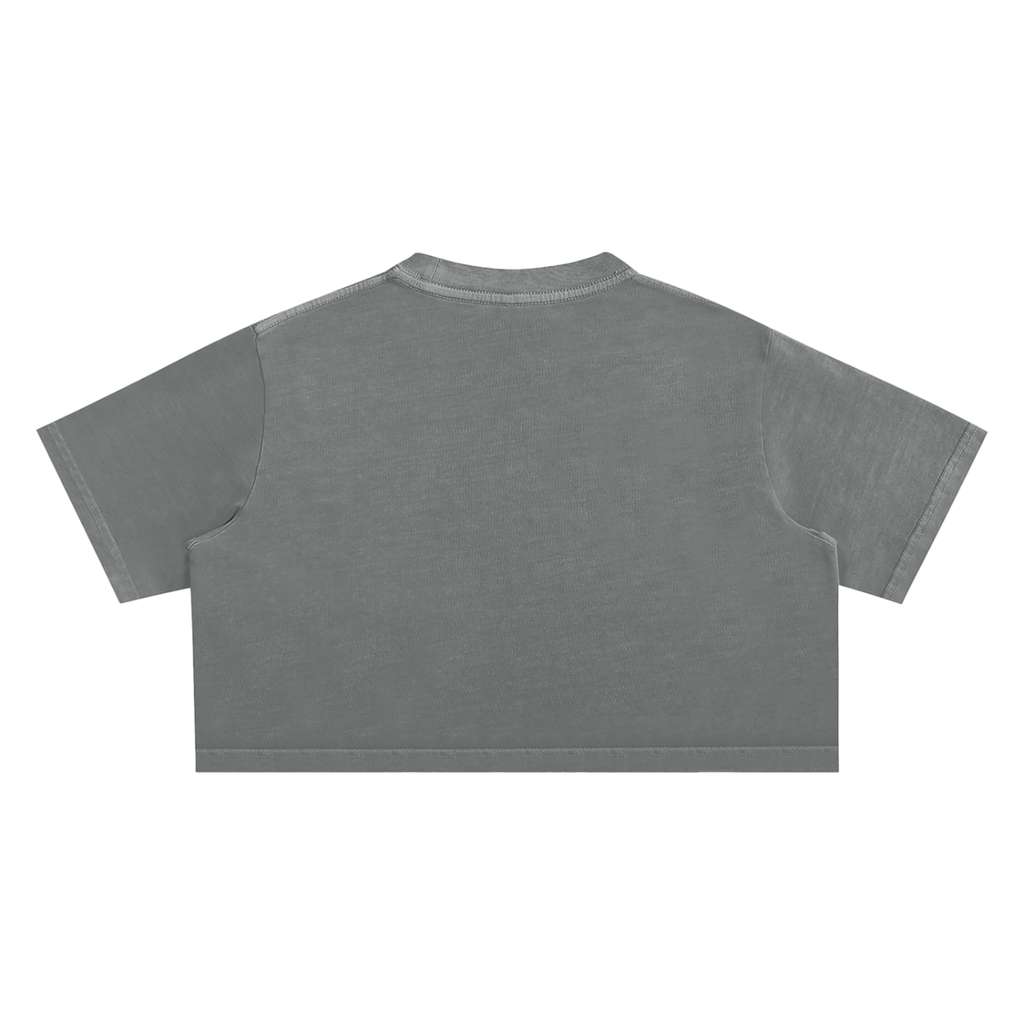 LUXEN Snow Washed Crop Top