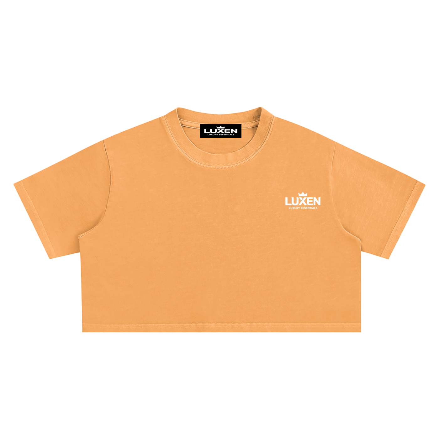 LUXEN Snow Washed Crop Top