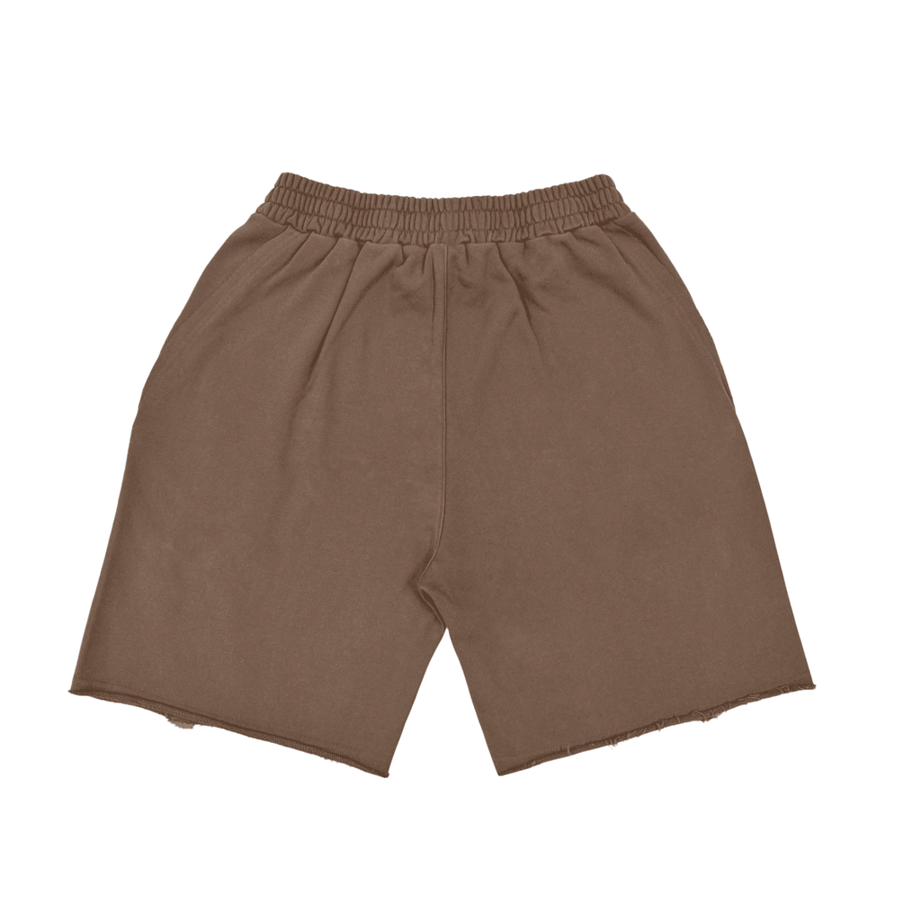 LUXEN Vintage Washed Tiger Stripes Short Pants