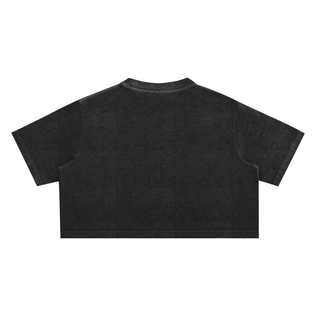 LUXEN Snow Washed Crop Top