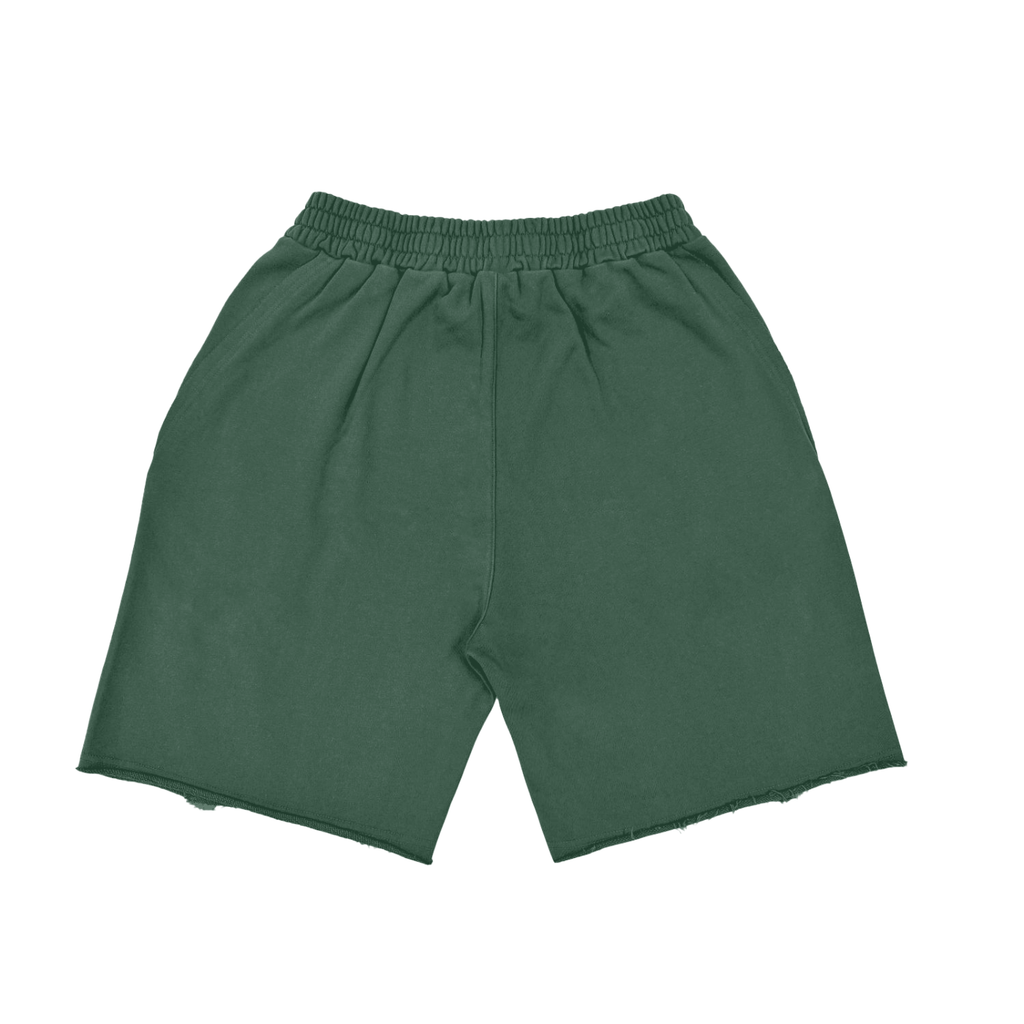 LUXEN Vintage Washed Tiger Stripes Short Pants