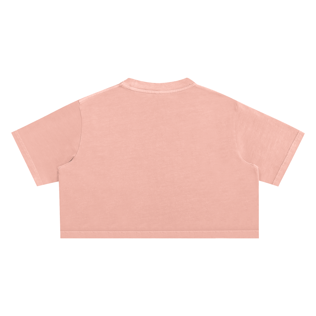 LUXEN Snow Washed Crop Top