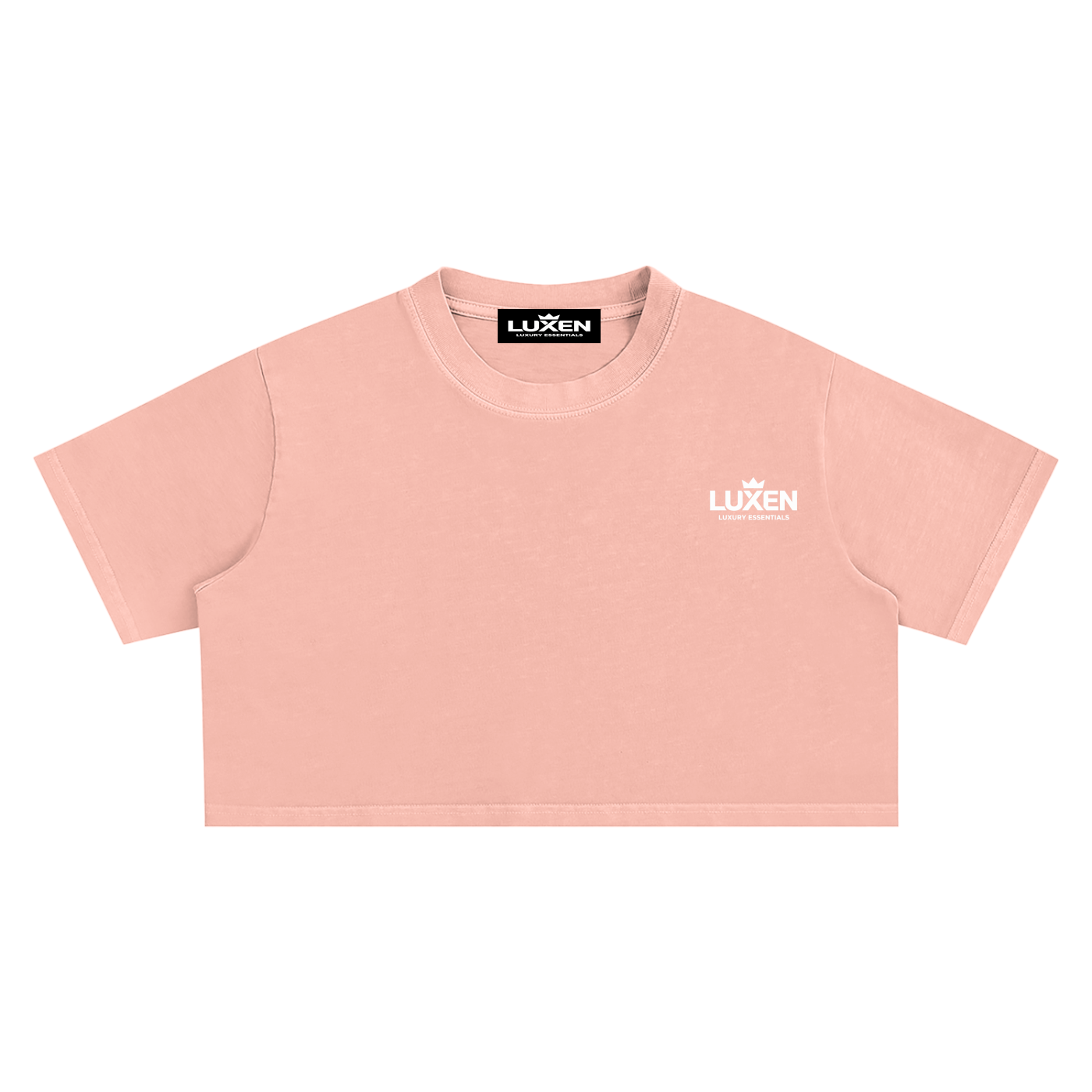 LUXEN Snow Washed Crop Top