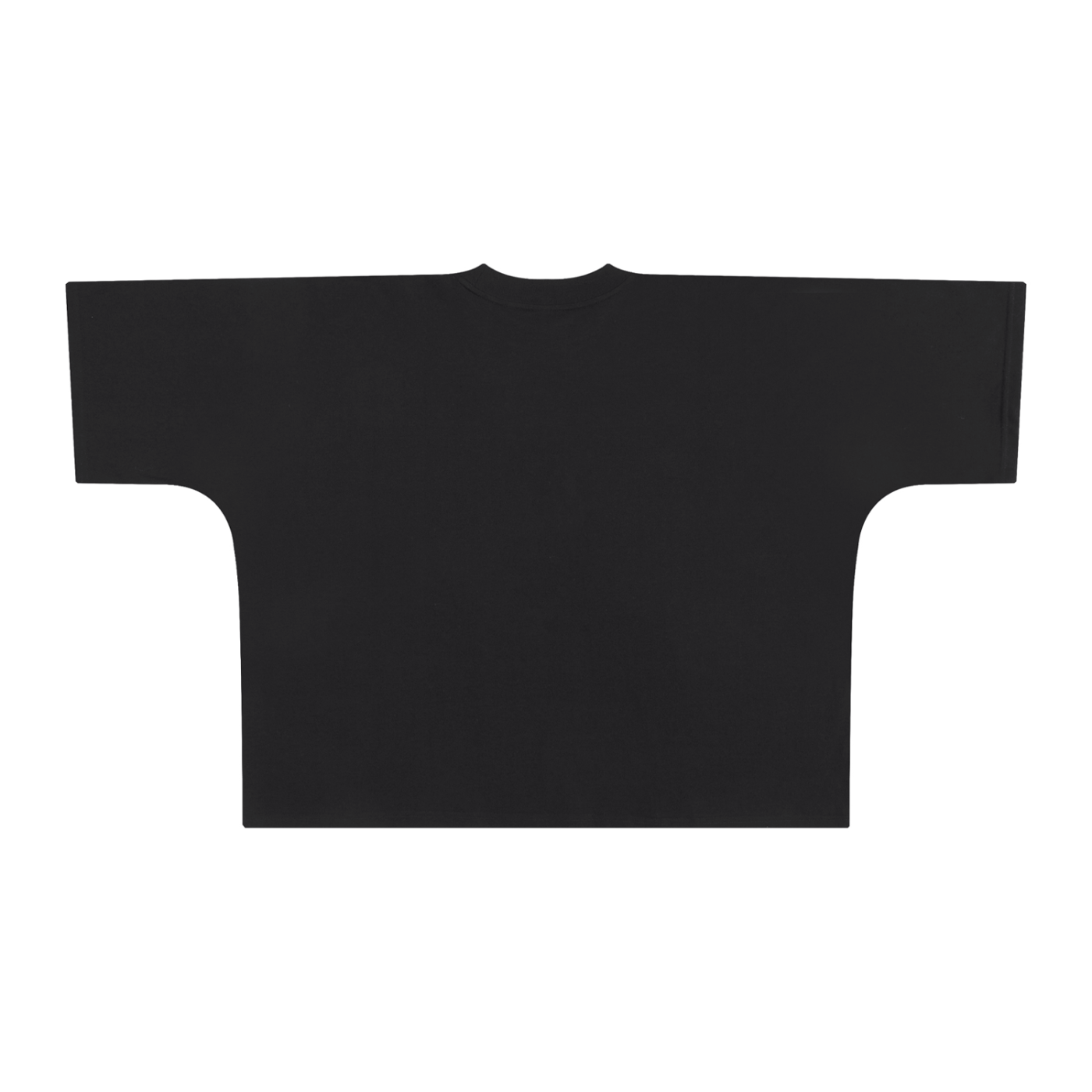 Luxen Black Oversized One-Piece Boxy T-Shirt 300 gsm
