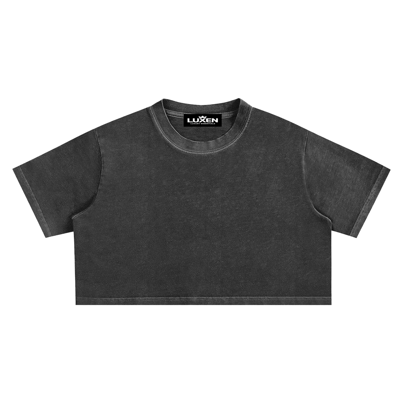 LUXEN Snow Washed Crop Top