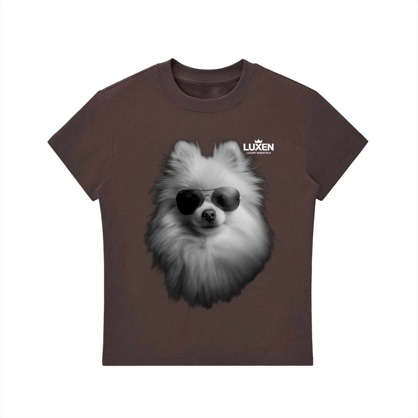 Luxen Essential Bodycon Crewneck T-Shirt 260 gsm