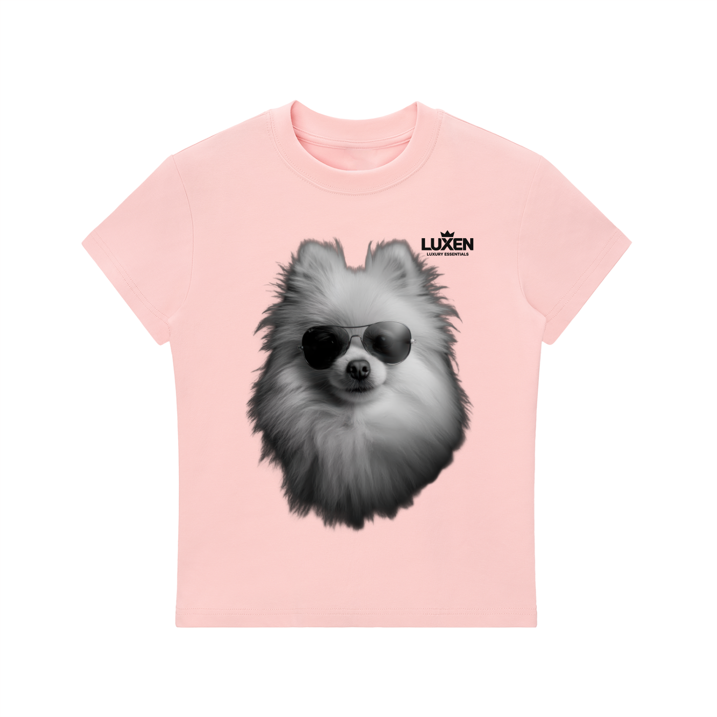 Luxen Essential Bodycon Crewneck T-Shirt 260 gsm