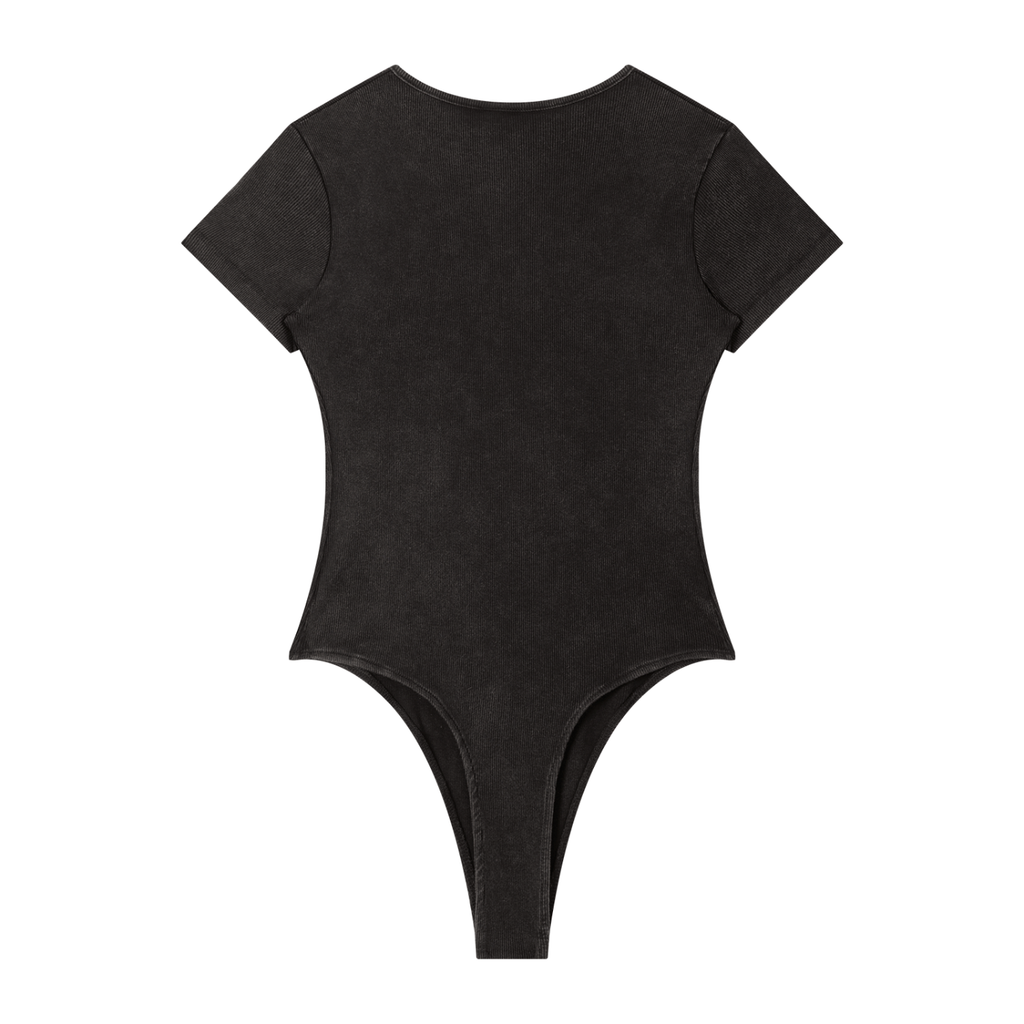 LUXEN Women's Mineral Wash Crewneck Bodysuit