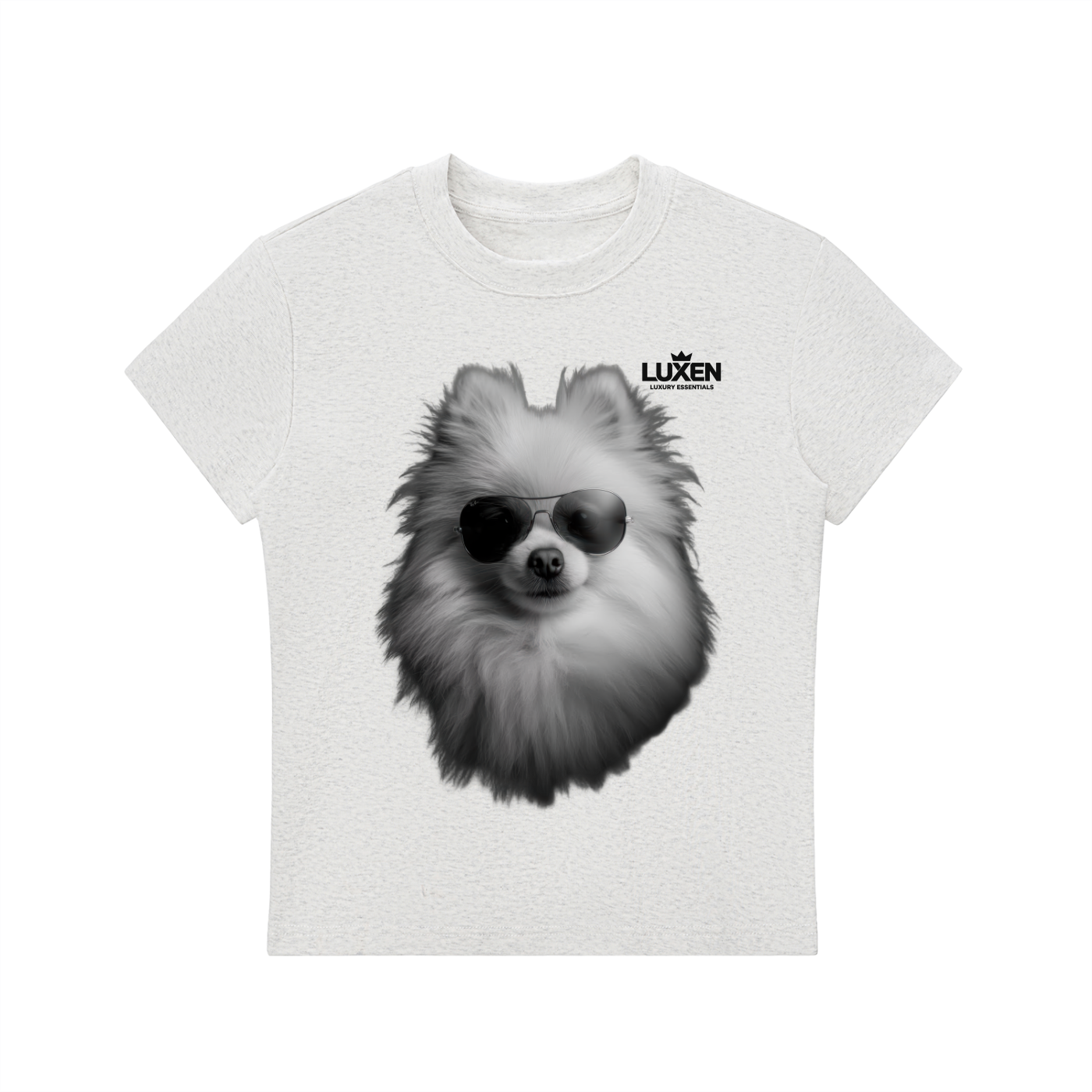 Luxen Essential Bodycon Crewneck T-Shirt 260 gsm