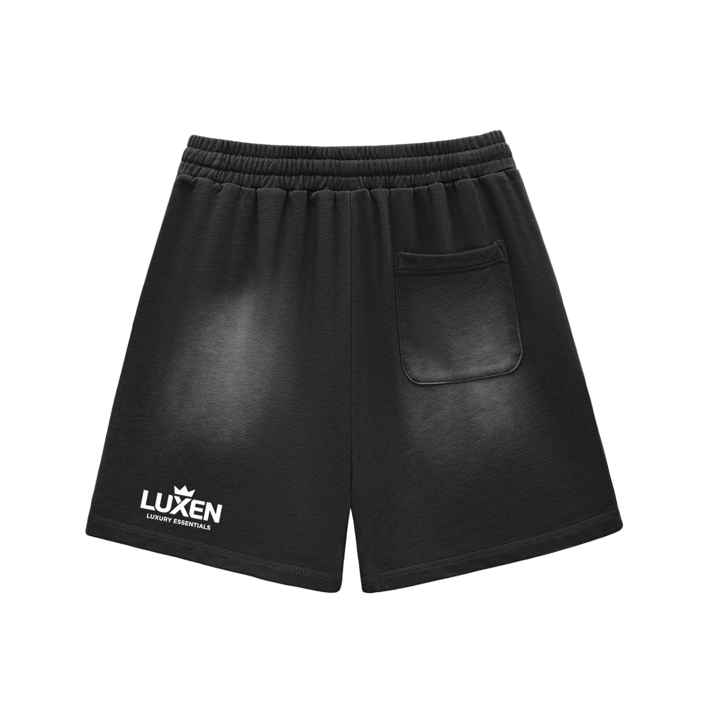 Summer 2026 Sun Fade Raw Edge Cotton Shorts 350 gsm
