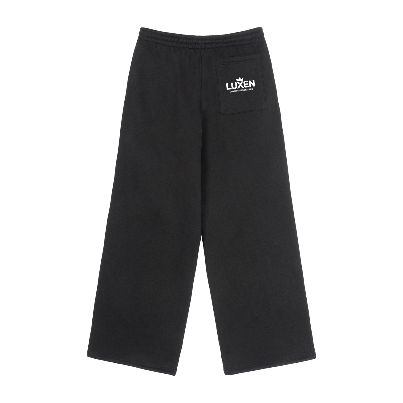 LUXEN Oversized Fleece Pants Fleece Drawstring Straight-Leg Sweatpants 360 gsm