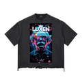 Luxen Snow Wash Raw-Hem Boxy T-shirt 340 gsm