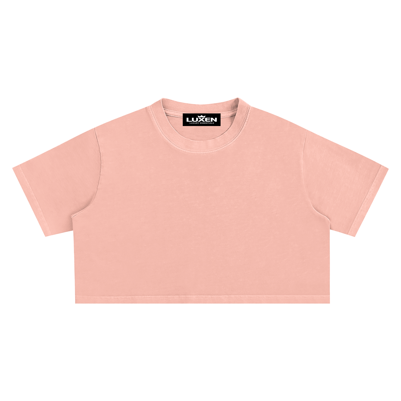LUXEN Snow Washed Crop Top