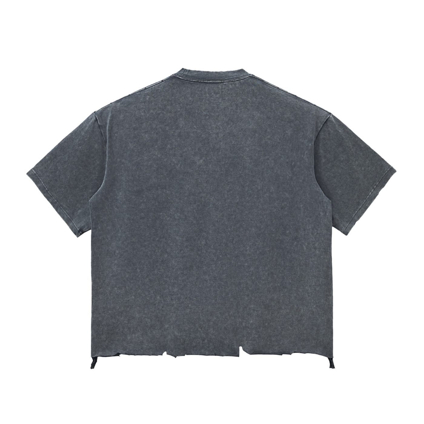 Luxen Snow Wash Raw-Hem Boxy T-shirt 340 gsm