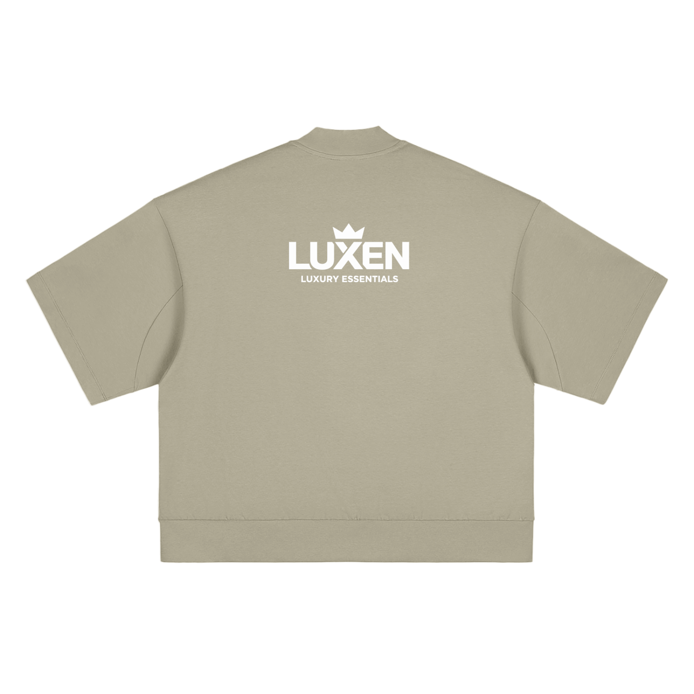 Luxen 10 Heavyweight Oversized Mock Neck T-shirt 305 gsm