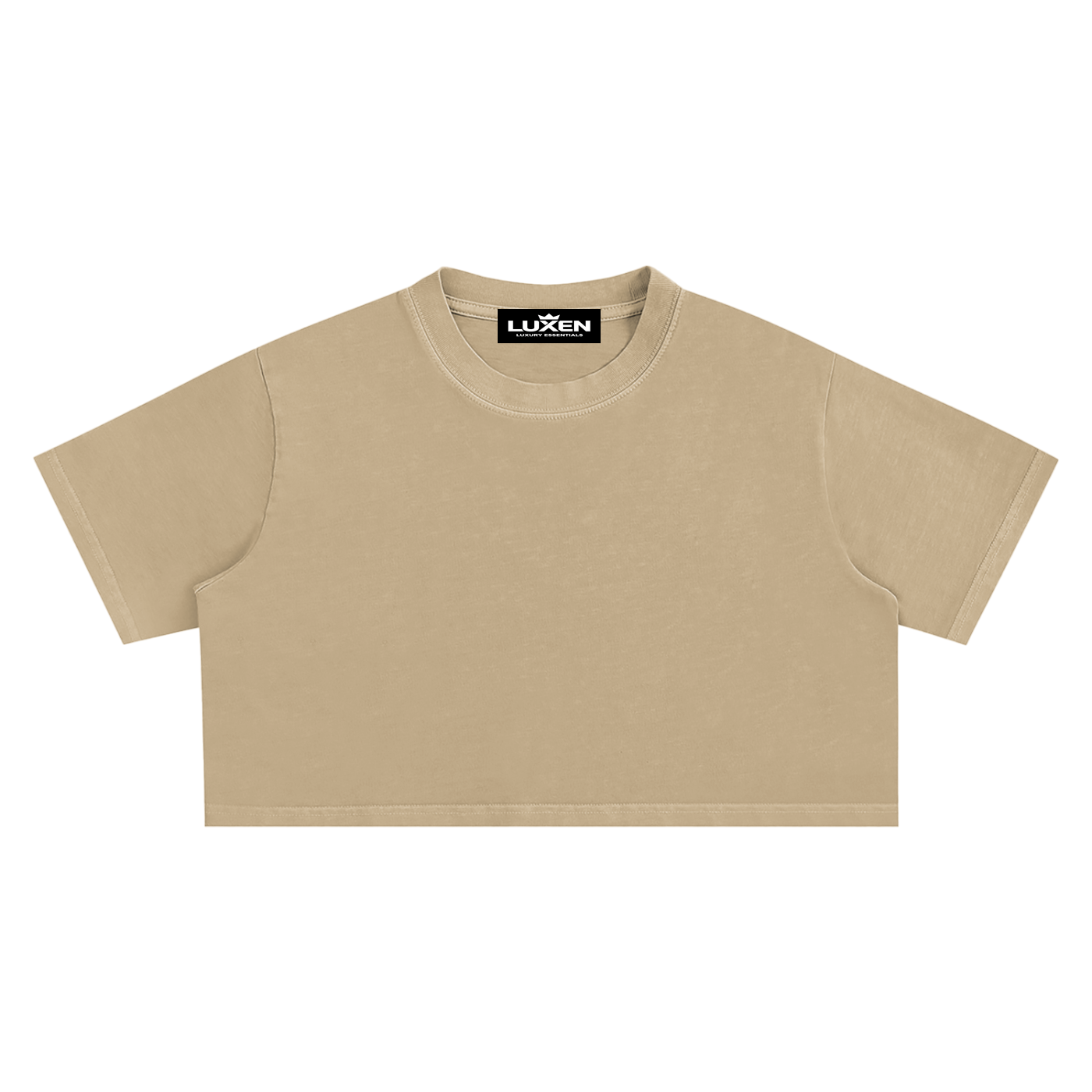 LUXEN Snow Washed Crop Top