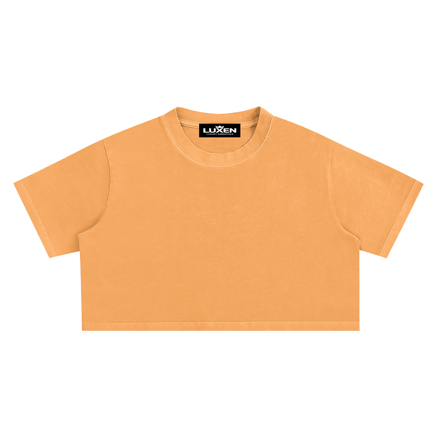 LUXEN Snow Washed Crop Top