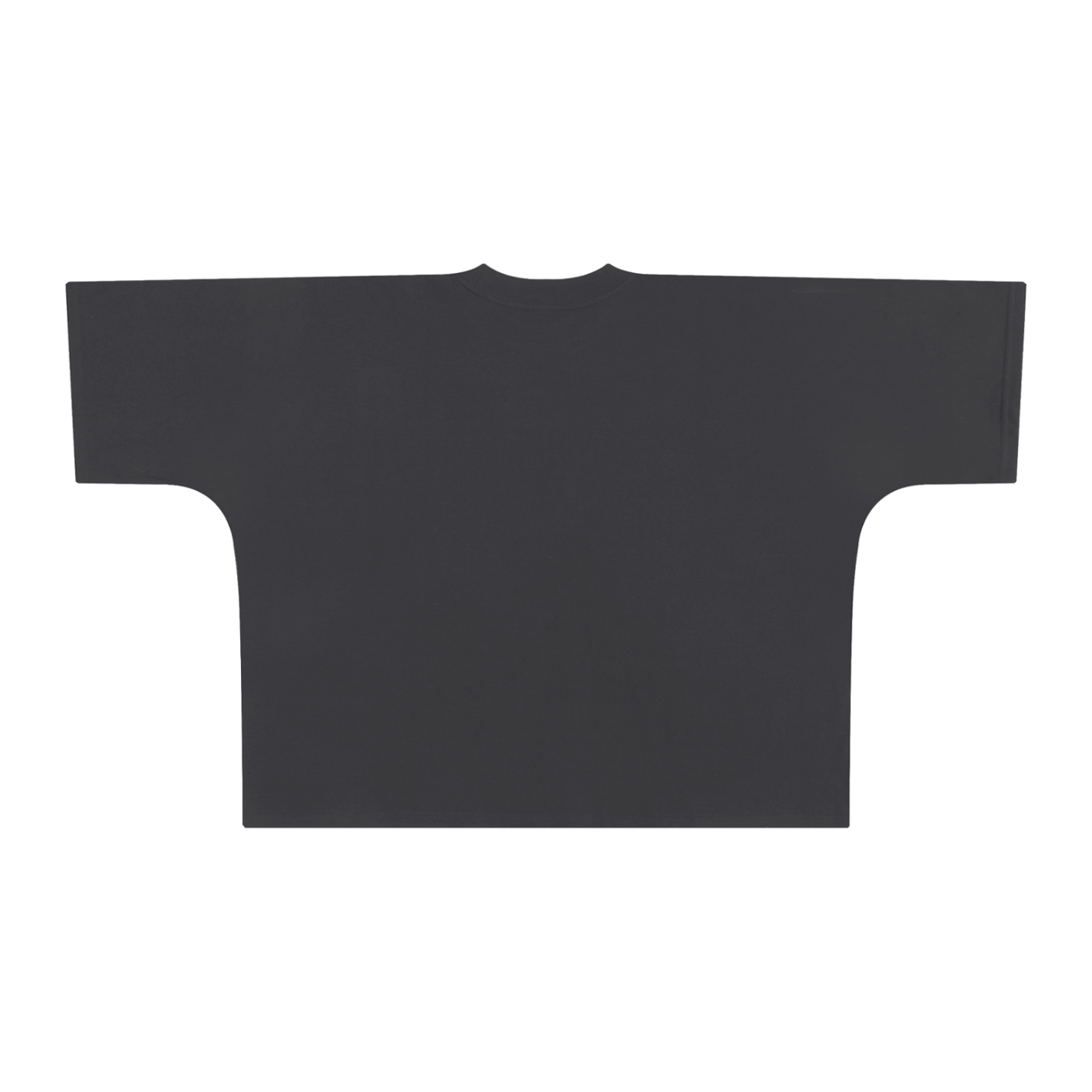 Luxen Black Oversized One-Piece Boxy T-Shirt 300 gsm