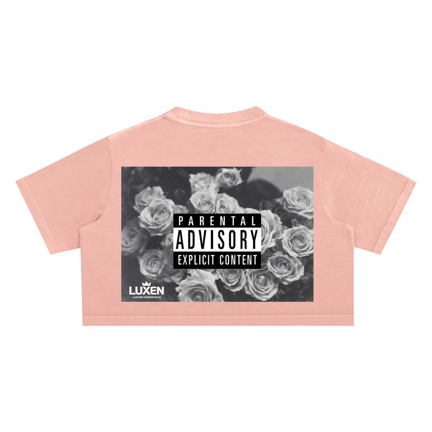 LUXEN Snow Washed Crop Top