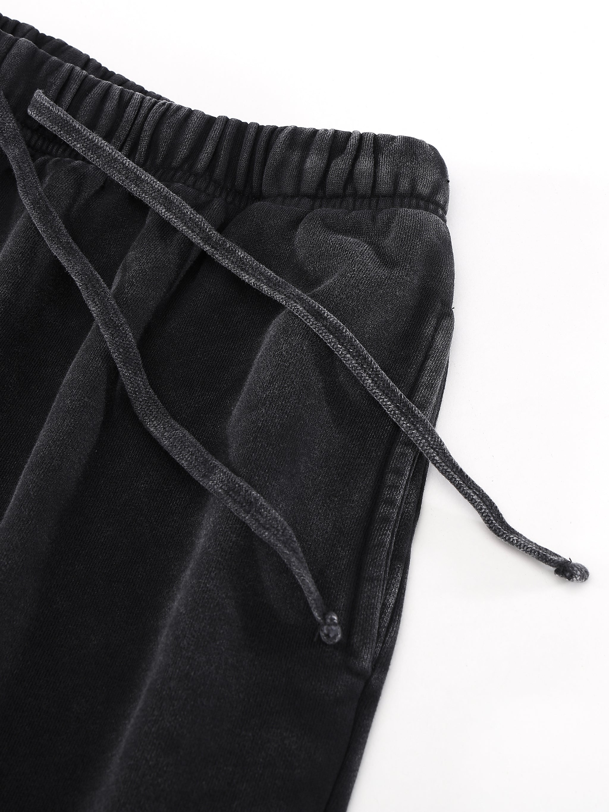 LUXEN Vintage Washed Tiger Stripes Short Pants