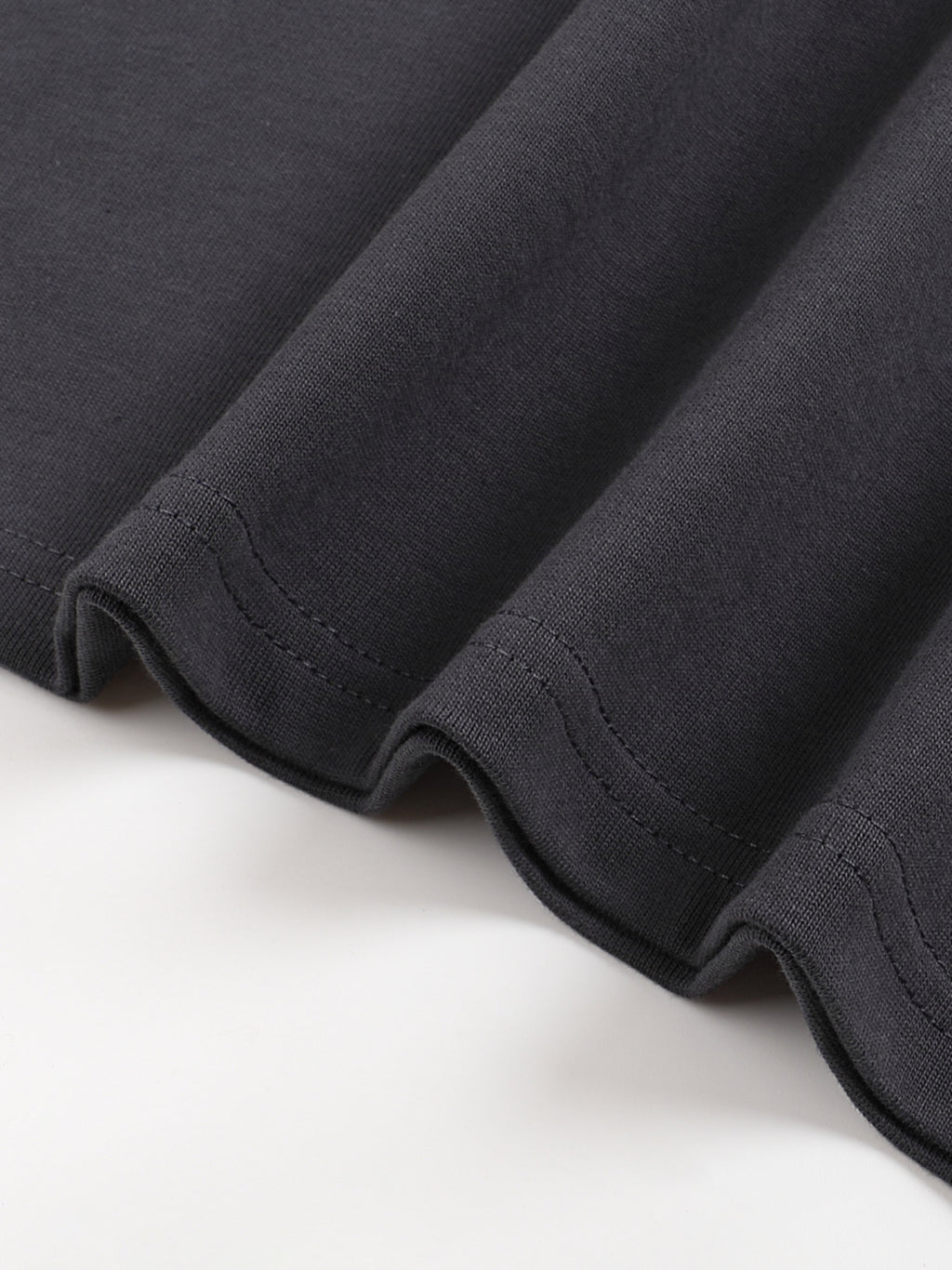 Luxen Black Oversized One-Piece Boxy T-Shirt 300 gsm