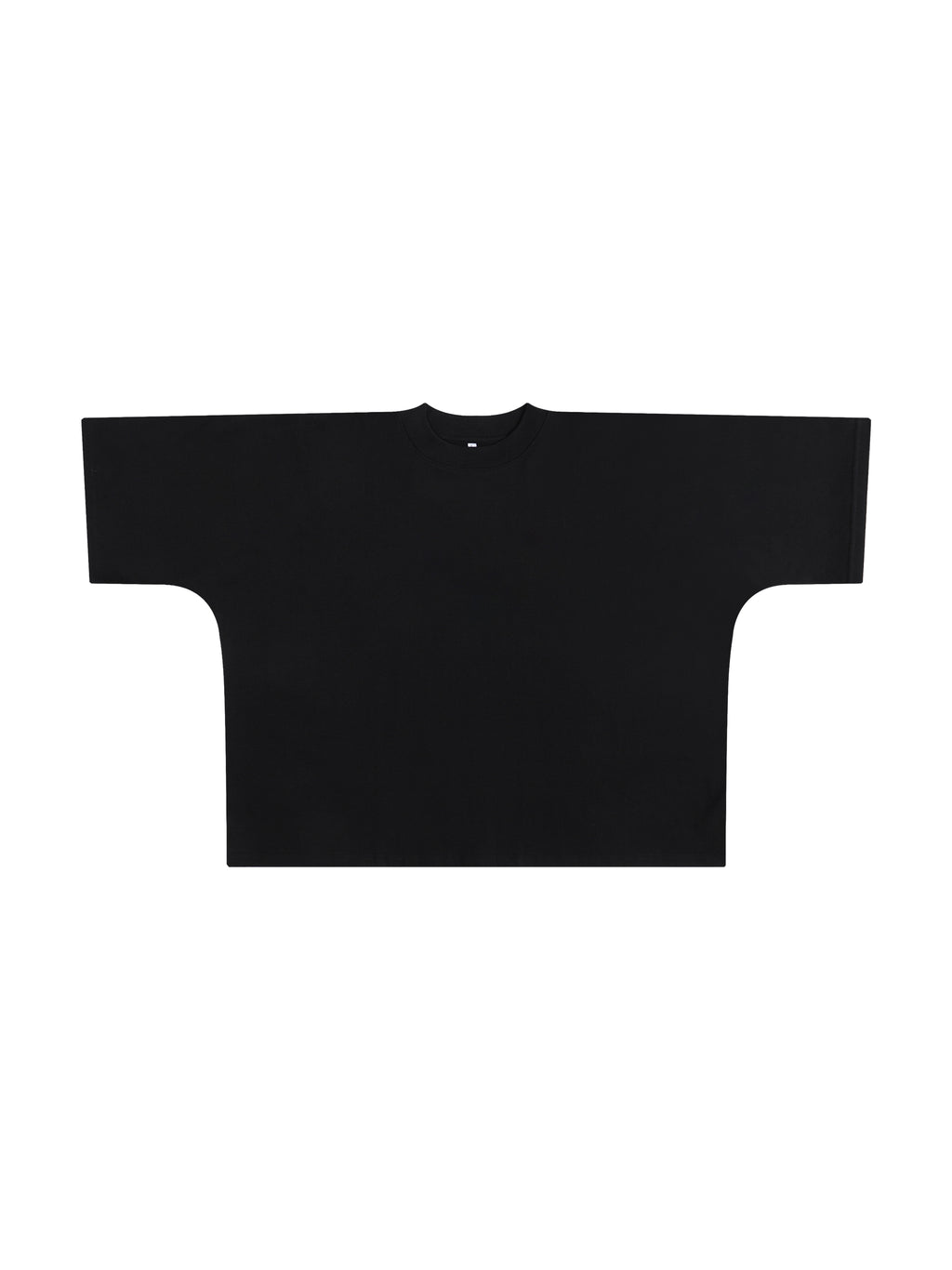 Luxen Black Oversized One-Piece Boxy T-Shirt 300 gsm