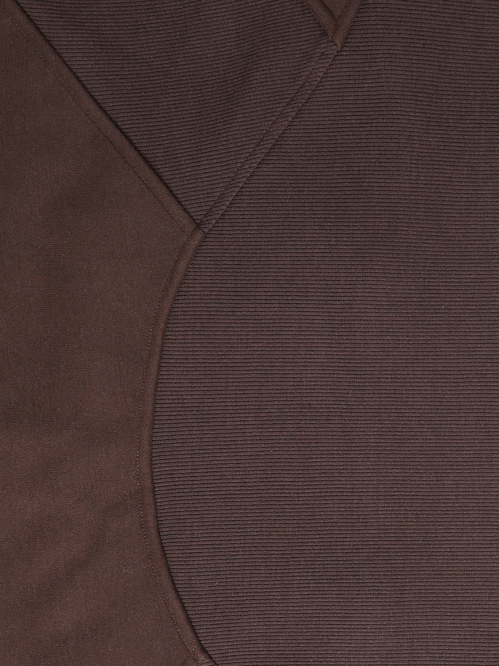 LUXEN Black Cropped Half-Zip Hoodie