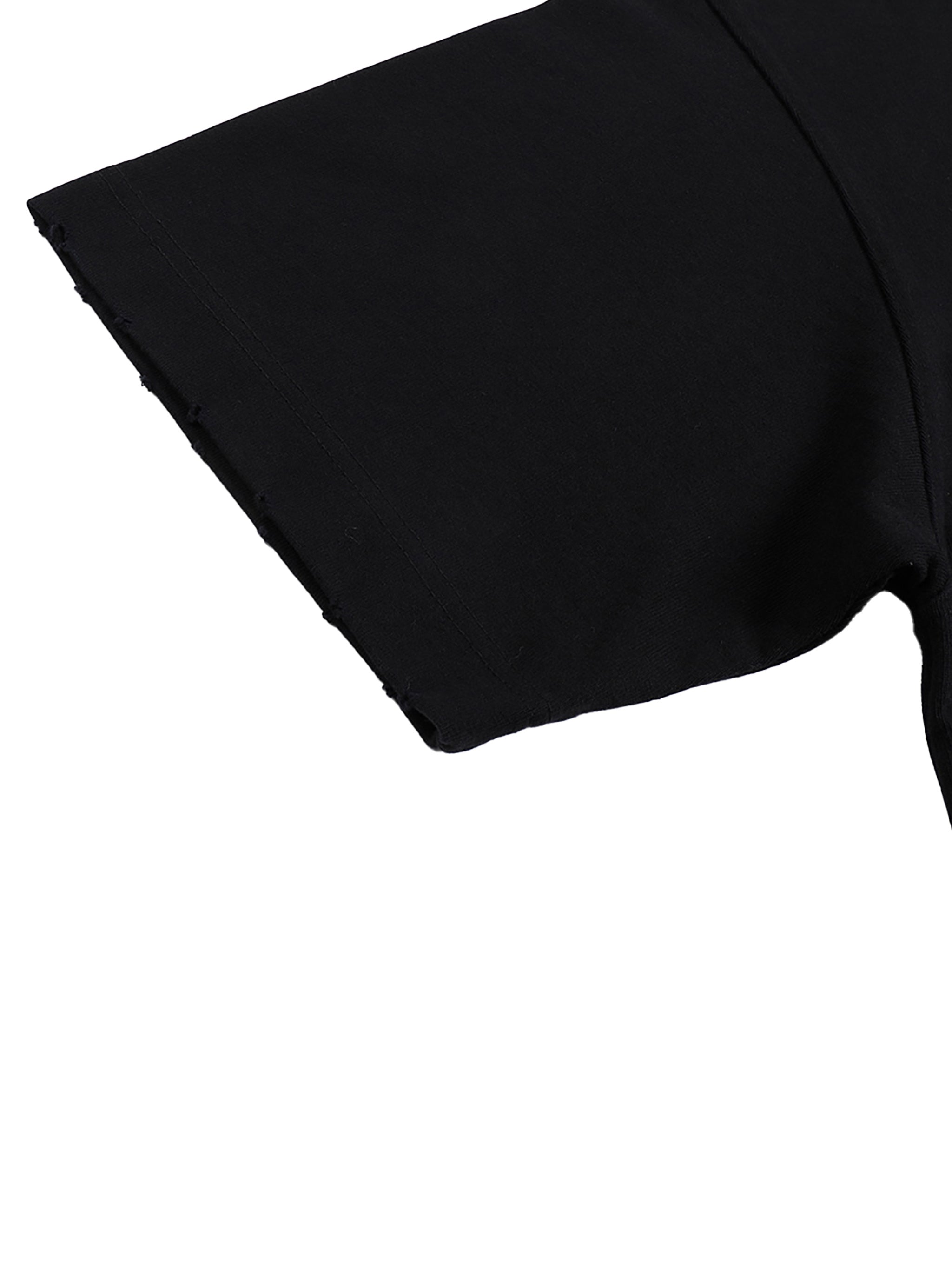 LUXEN SEXY Heavyweight Hand-frayed T-Shirt 400GSM