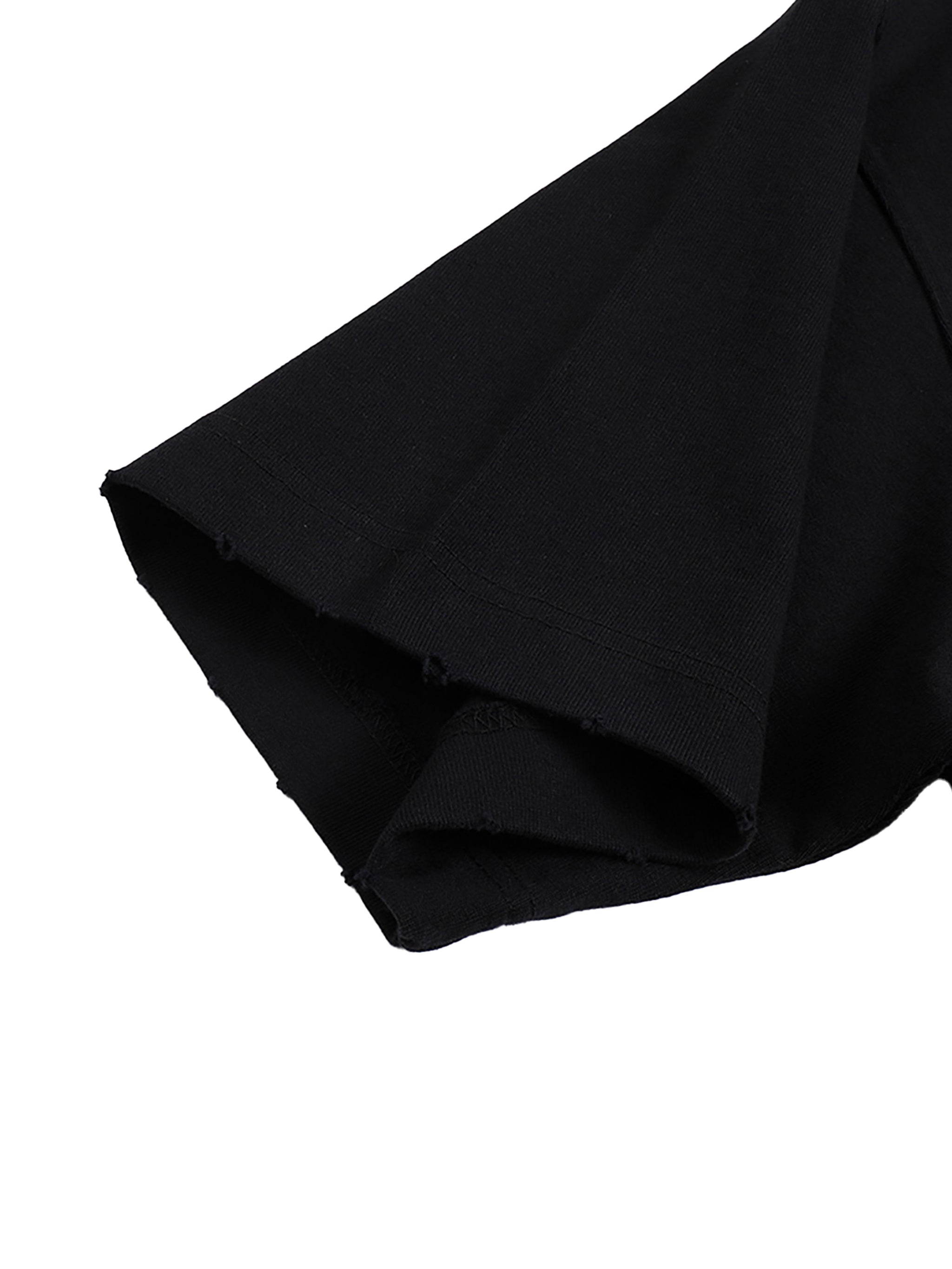 LUXEN SEXY Heavyweight Hand-frayed T-Shirt 400GSM