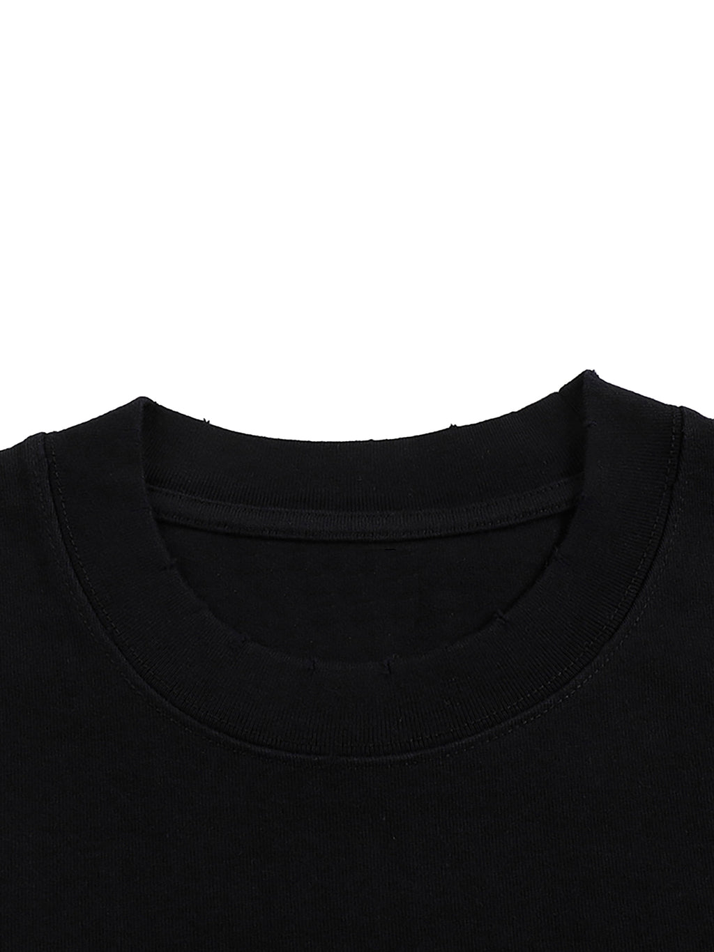 LUXEN SEXY Heavyweight Hand-frayed T-Shirt 400GSM