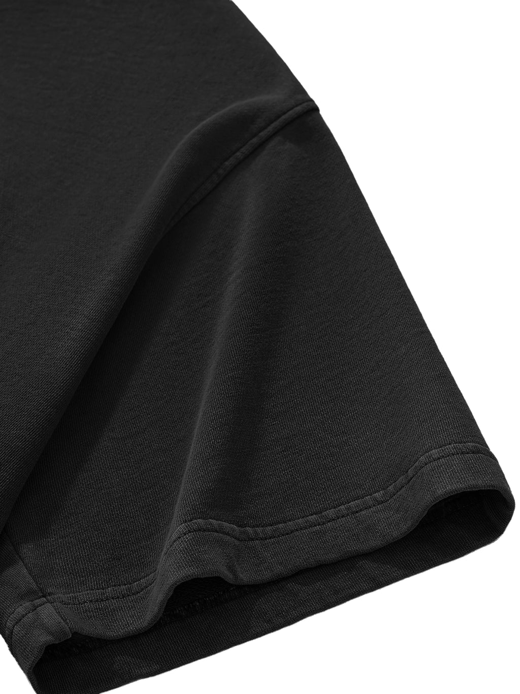 LUXEN Core Crop Snow Washed Raw Edge Crop Top 280 gsm