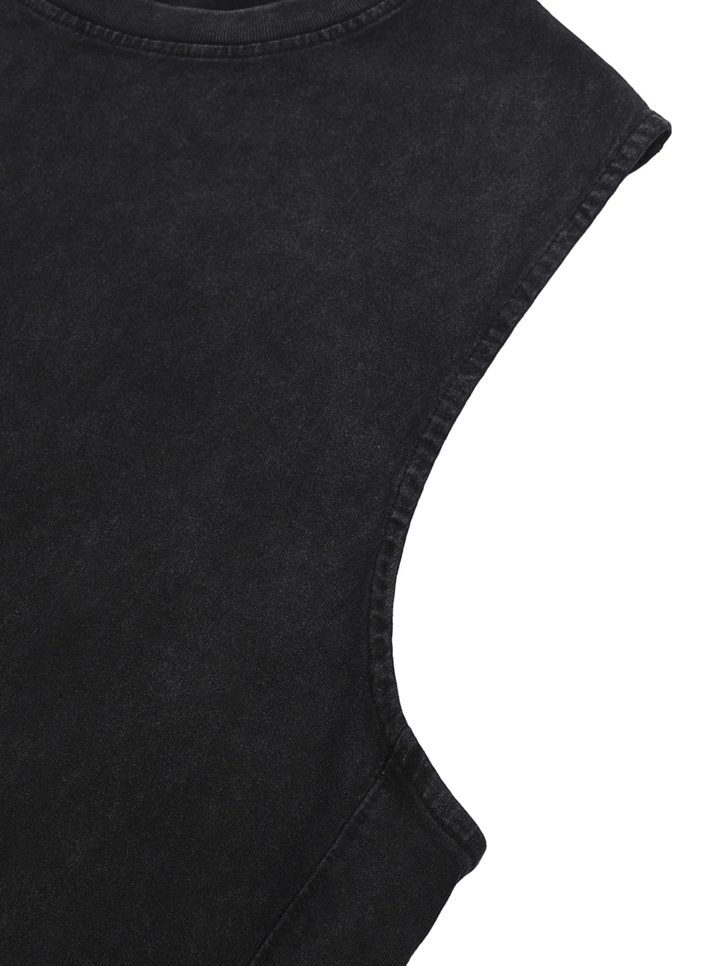 LUXEN Mustang Snow Washed Raw-Hem Tank Top 275GSM