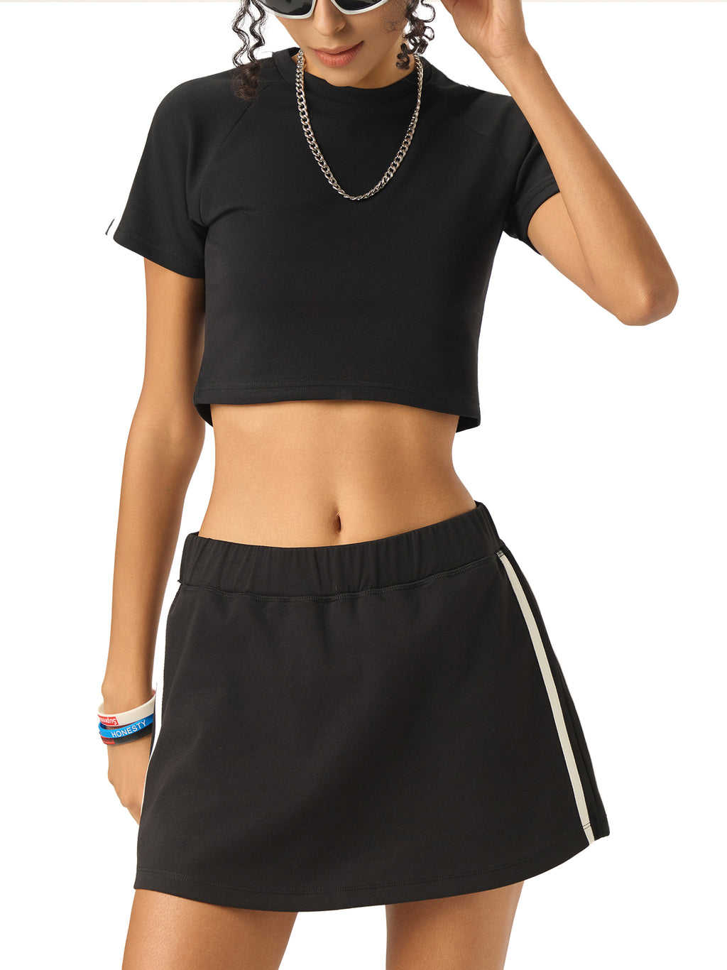 LUXEN Taped Cooling Performance Crop Top