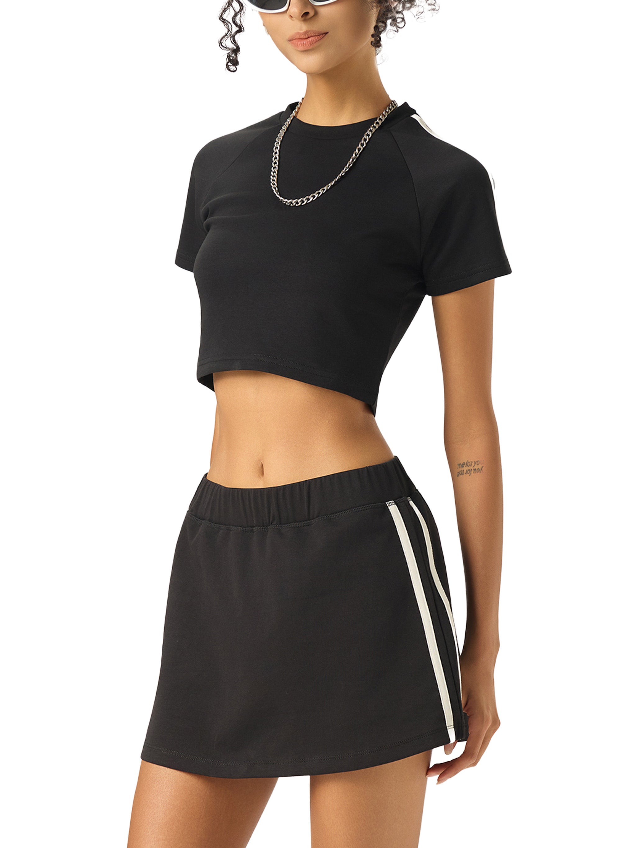 LUXEN Taped Cooling Performance Crop Top