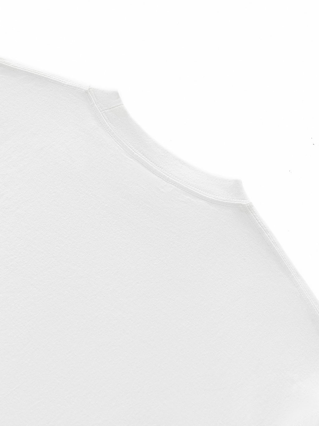 Camiseta de algodón con mangas a contraste en capas, 280 g/m²