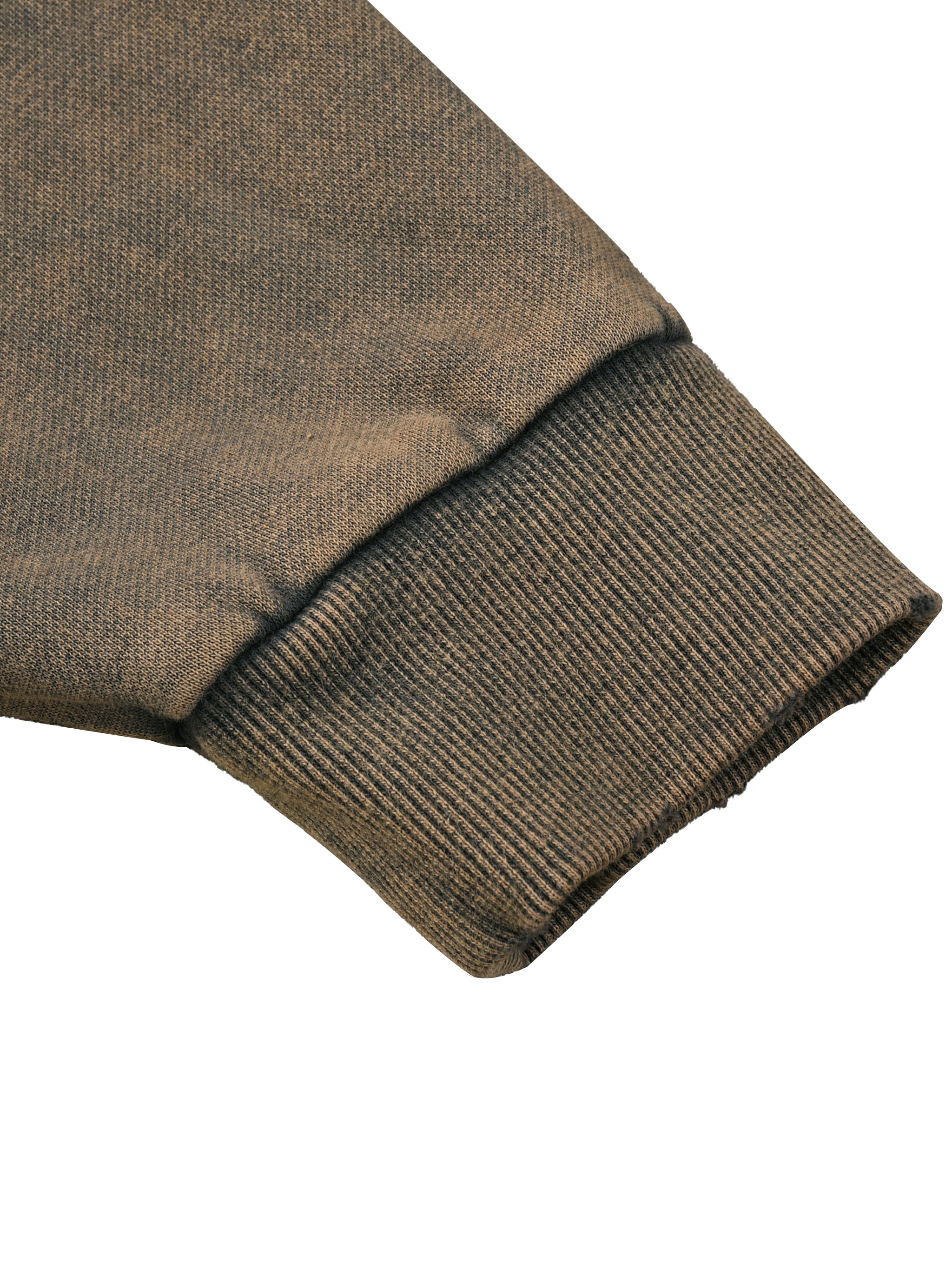 LUXEN Vintage Washed Frayed-Hem Hoodie 340 gsm