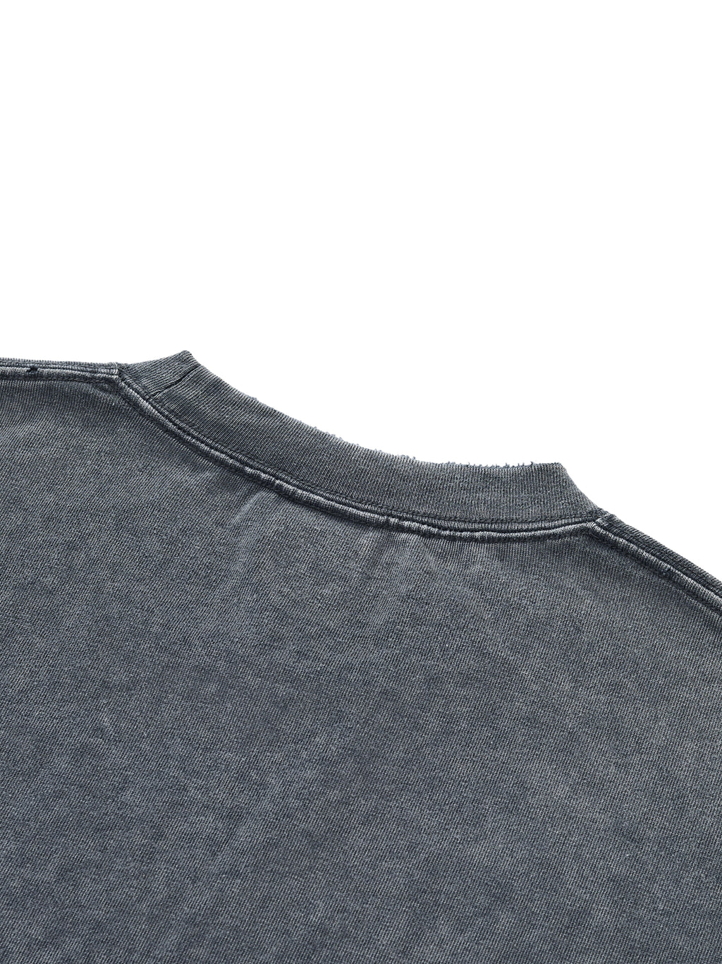 Luxen Snow Wash Raw-Hem Boxy T-shirt 340 gsm
