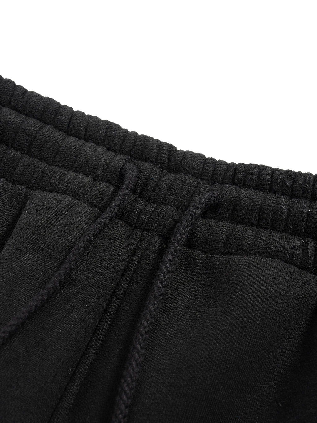 LUXEN Oversized Fleece Pants Fleece Drawstring Straight-Leg Sweatpants 360 gsm