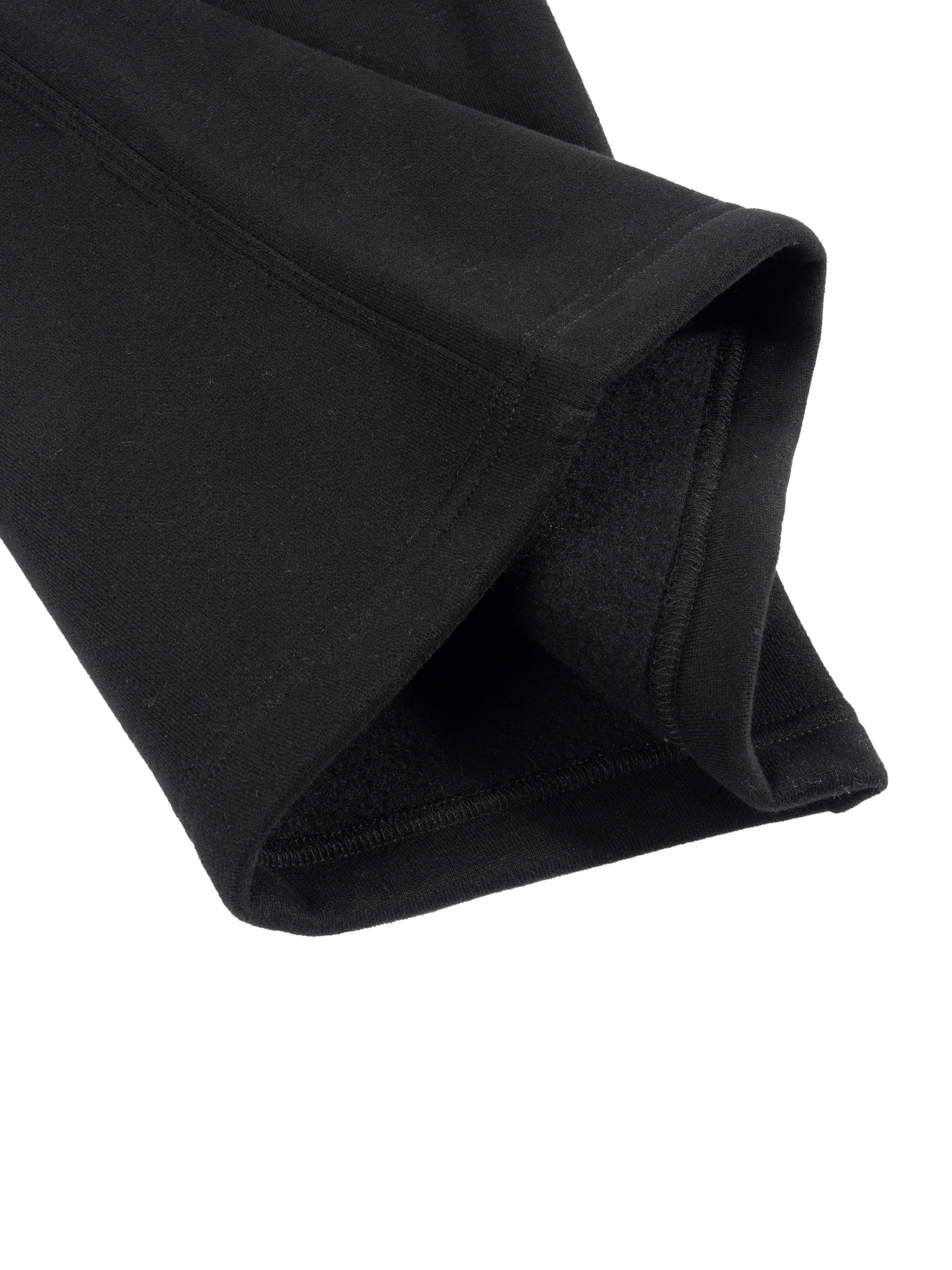 LUXEN Oversized Fleece Pants Fleece Drawstring Straight-Leg Sweatpants 360 gsm