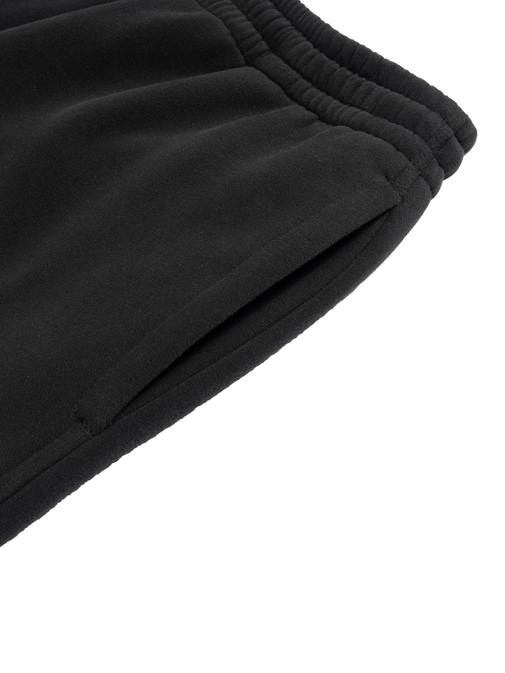 LUXEN Oversized Fleece Pants Fleece Drawstring Straight-Leg Sweatpants 360 gsm