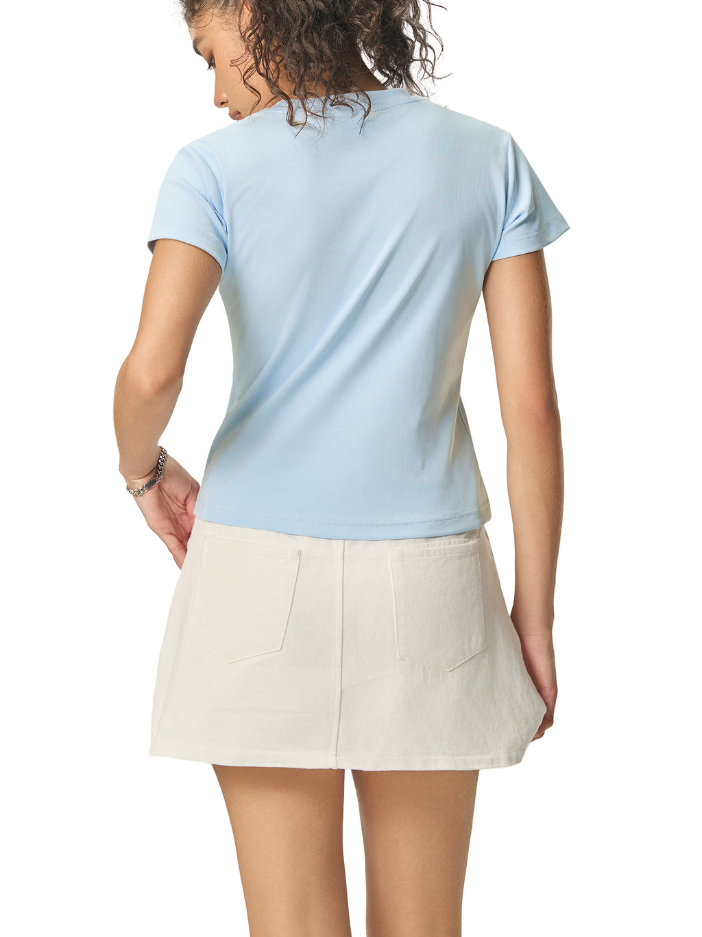 Luxen Essential Bodycon Crewneck T-Shirt 260 gsm