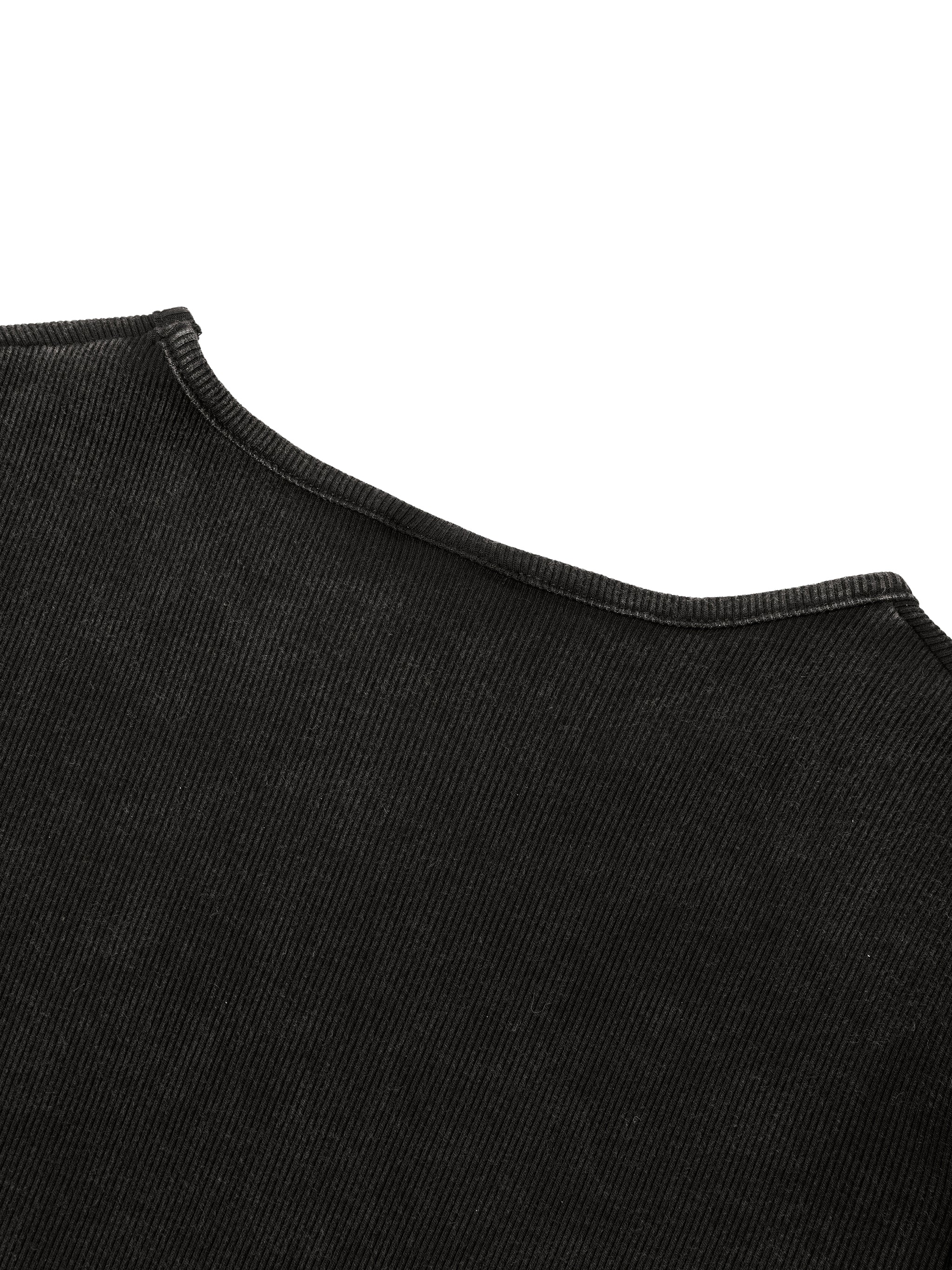 LUXEN Women's Mineral Wash Crewneck Bodysuit