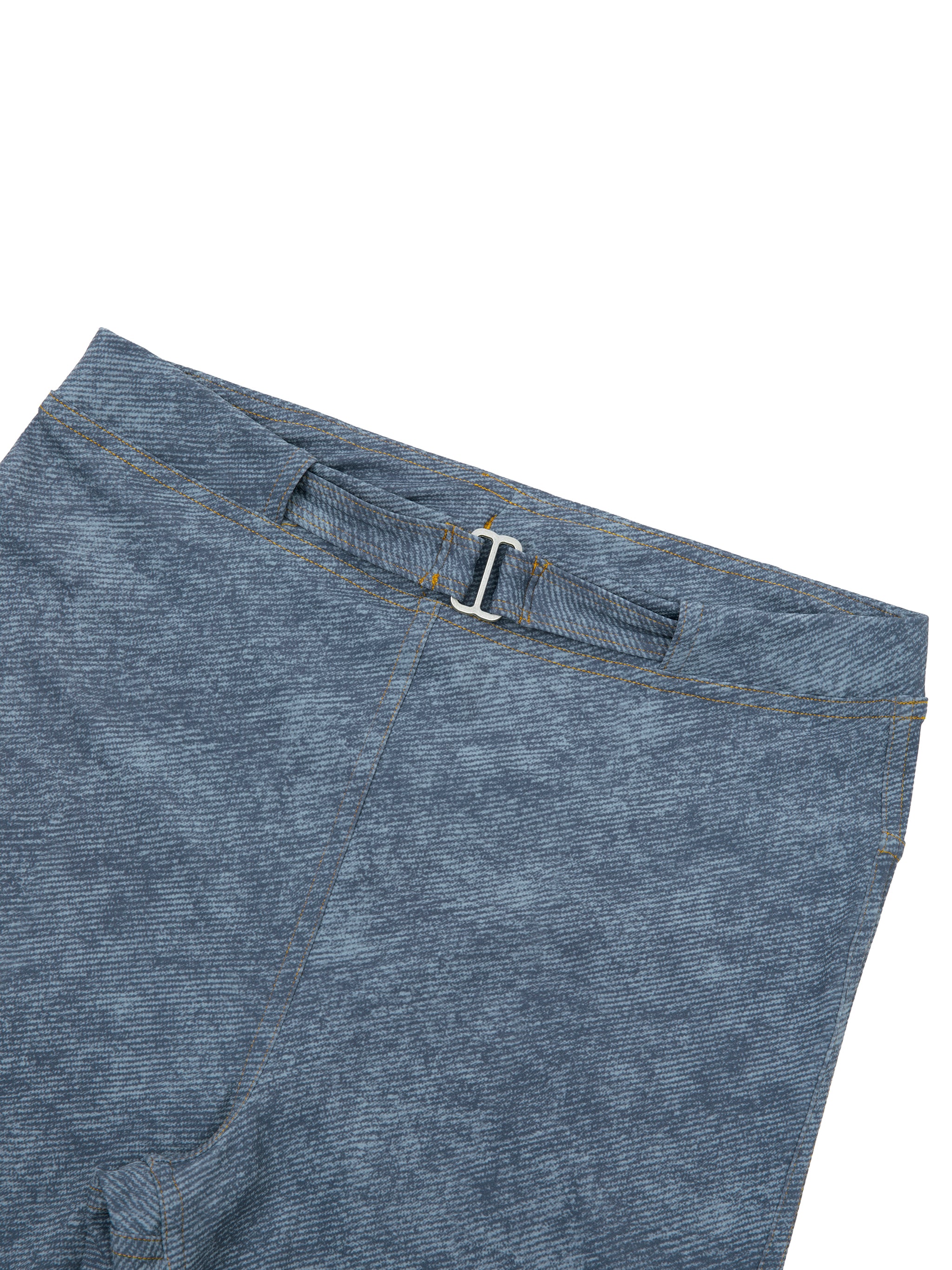 LUXEN Women's Faux Denim Zip-Fly Leggings